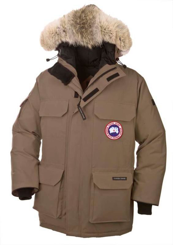 Brown Mens Canada Goose Expedition Parka outlet store
